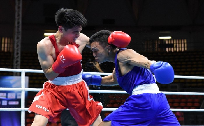 107年泰國拳擊邀請賽杜柏緯擊敗緬甸選手獲銅牌